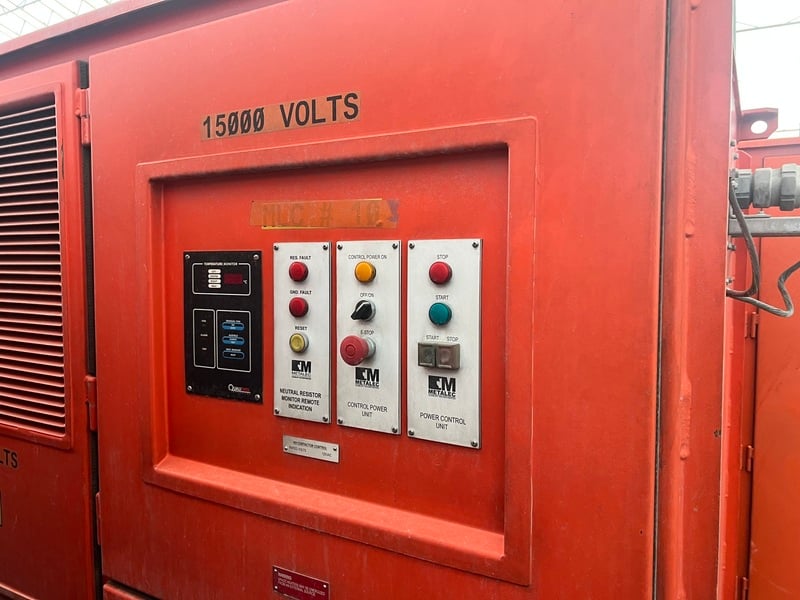 Metalec, Underground Substation/Mine Power Center, 800 KVA, 15,000 Pri., 600 Sec., 3PH, (4 available) - Image 2