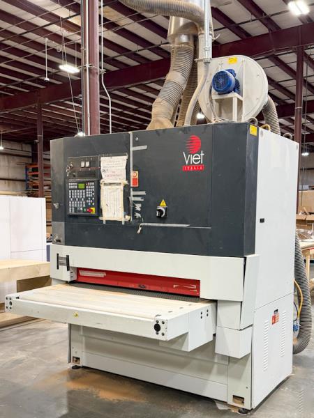 54" x 103" Viet #S1-223-RKRT-VN, 2-head abrasive belt sander, 2011 - Image 1