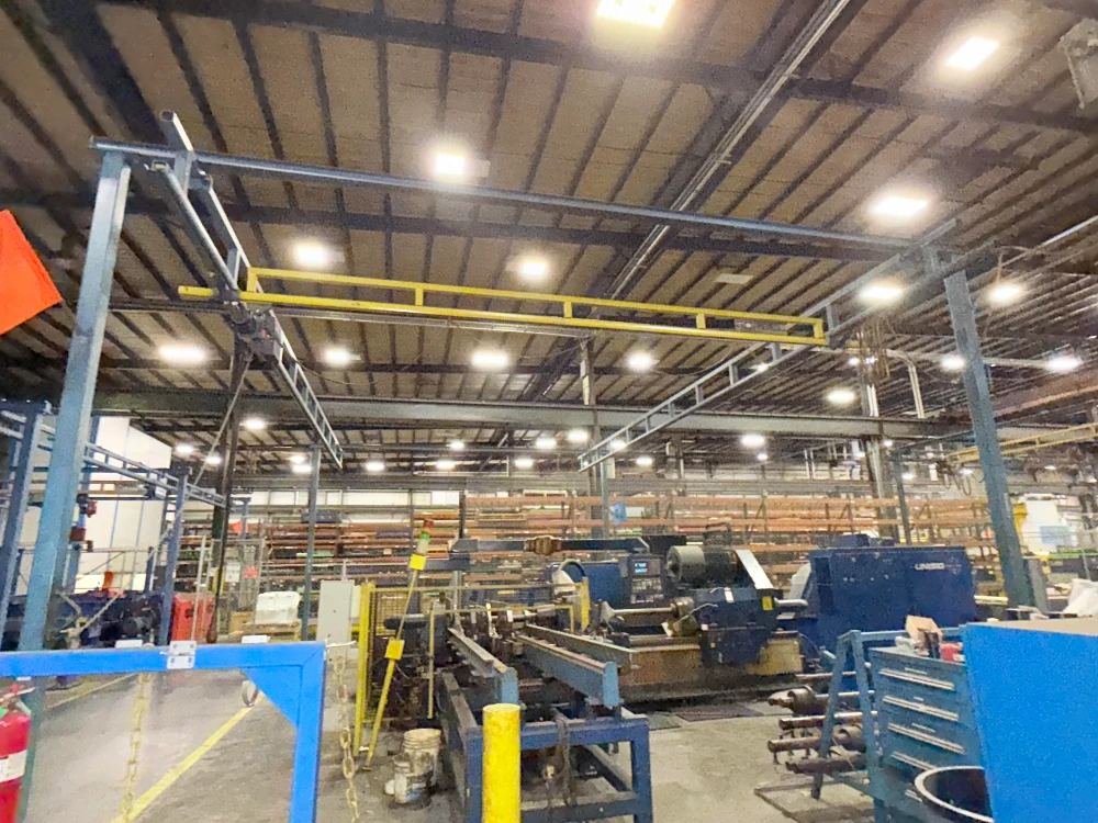 .25 Ton, Gorbel Workstation Crane 18' x 30' x 11', On Ground at Houston Crane, Inc. - Image 4