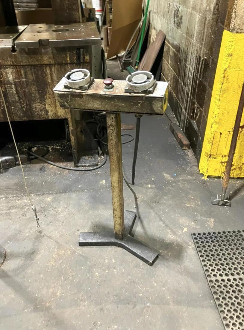 165 Ton, Aida #PC-15(2), gap frame press, single crank, 7.87" stroke, 3.3" adj., 45 SPM - Image 3