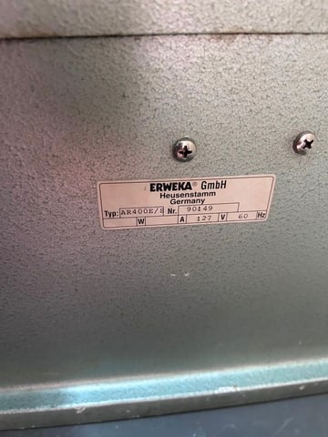 Erweka #AR-400-E, Laboratory Roller Mill, 3-roll, 400 RPM, 127 V. - Image 5