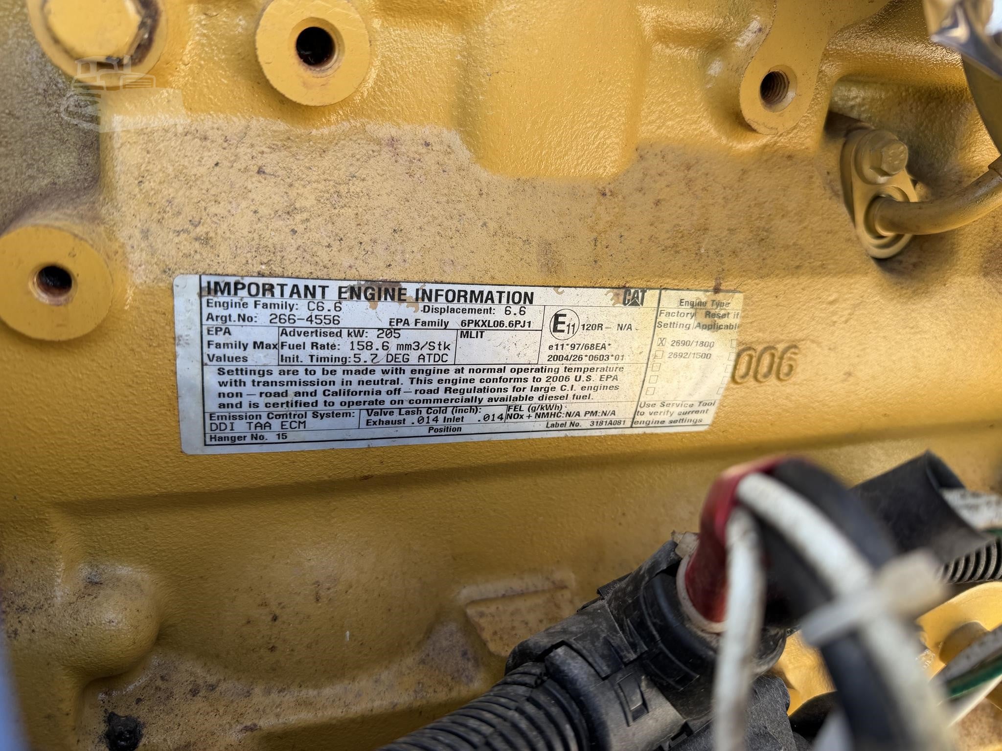 125 KW Caterpillar #D125-6, Diesel Generator Set, 480/277 Volts, Caterpillar C6.6 engine, 1800 RPM, 3PH - Image 4