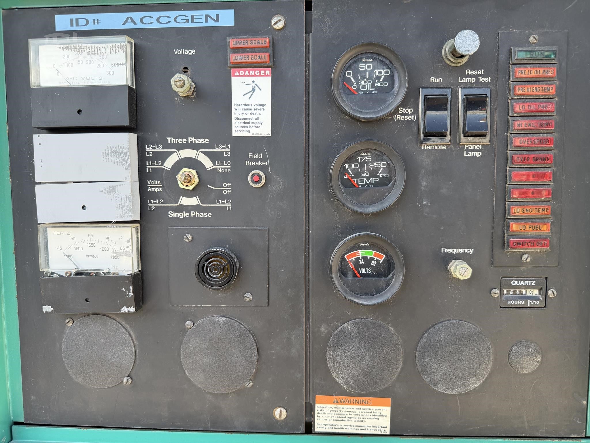 500 KW Cummins #500DFFB, Diesel Generator Set, 277/480 Volts, Cummins KTTA19G2 engine, 3PH, standby, 640 hours - Image 2