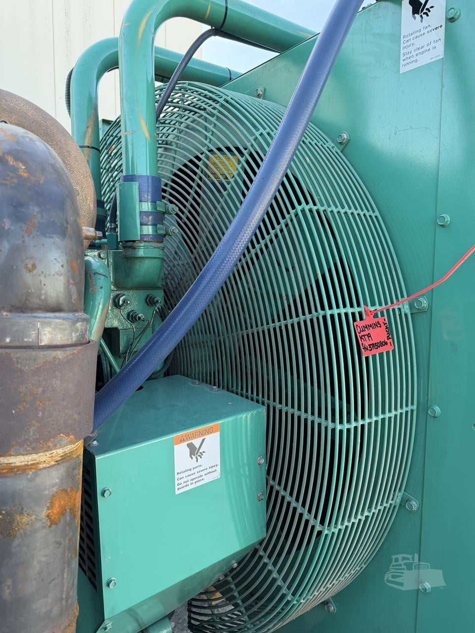500 KW Cummins #500DFFB, Diesel Generator Set, 277/480 Volts, Cummins KTTA19G2 engine, 3PH, standby, 640 hours - Image 6