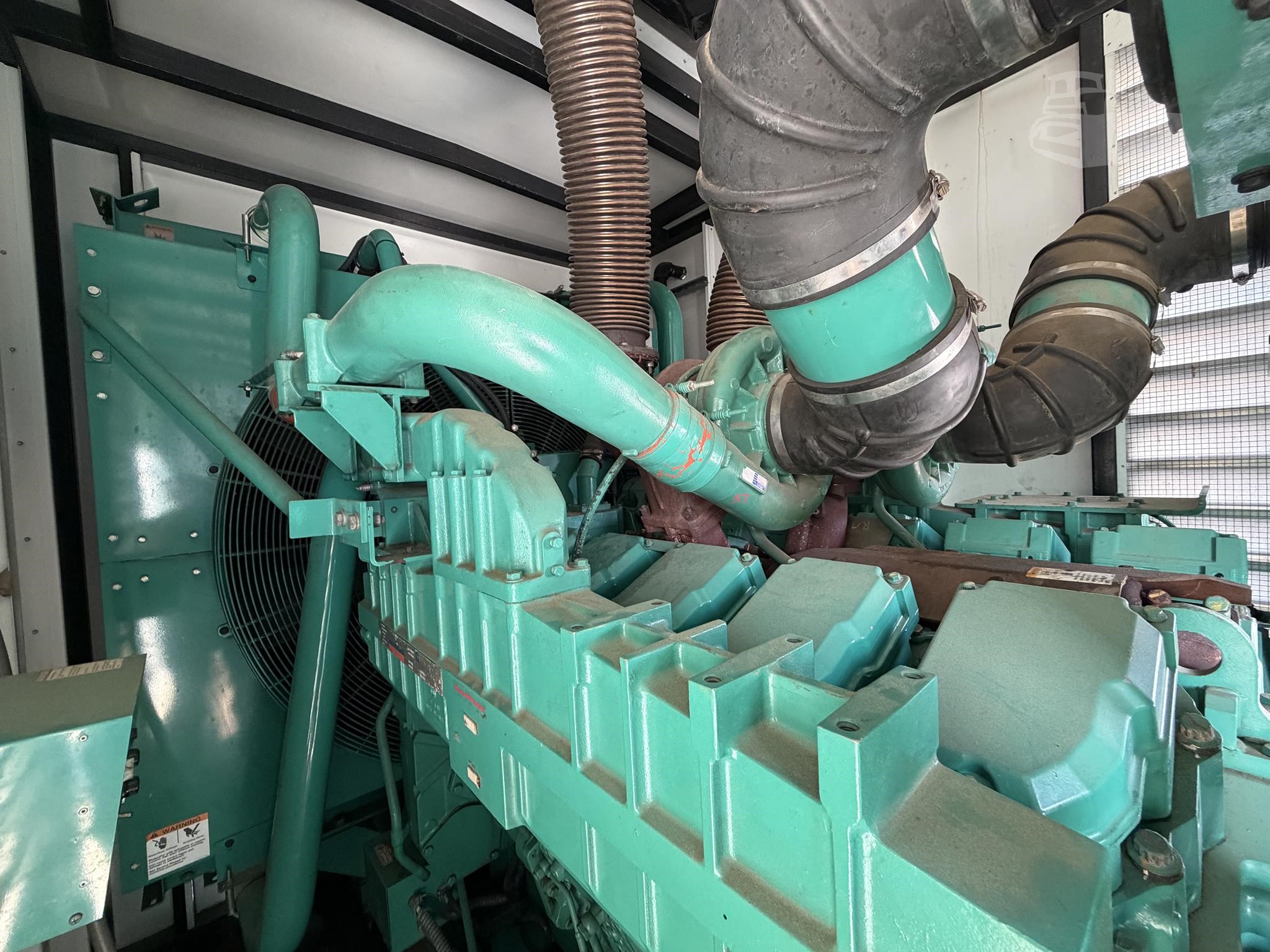 1000 KW Cummins #DFHD-5698795, Diesel Generator Set, 277/480 Volts, Cummins QST30 engine, 1800 RPM, 3PH - Image 9
