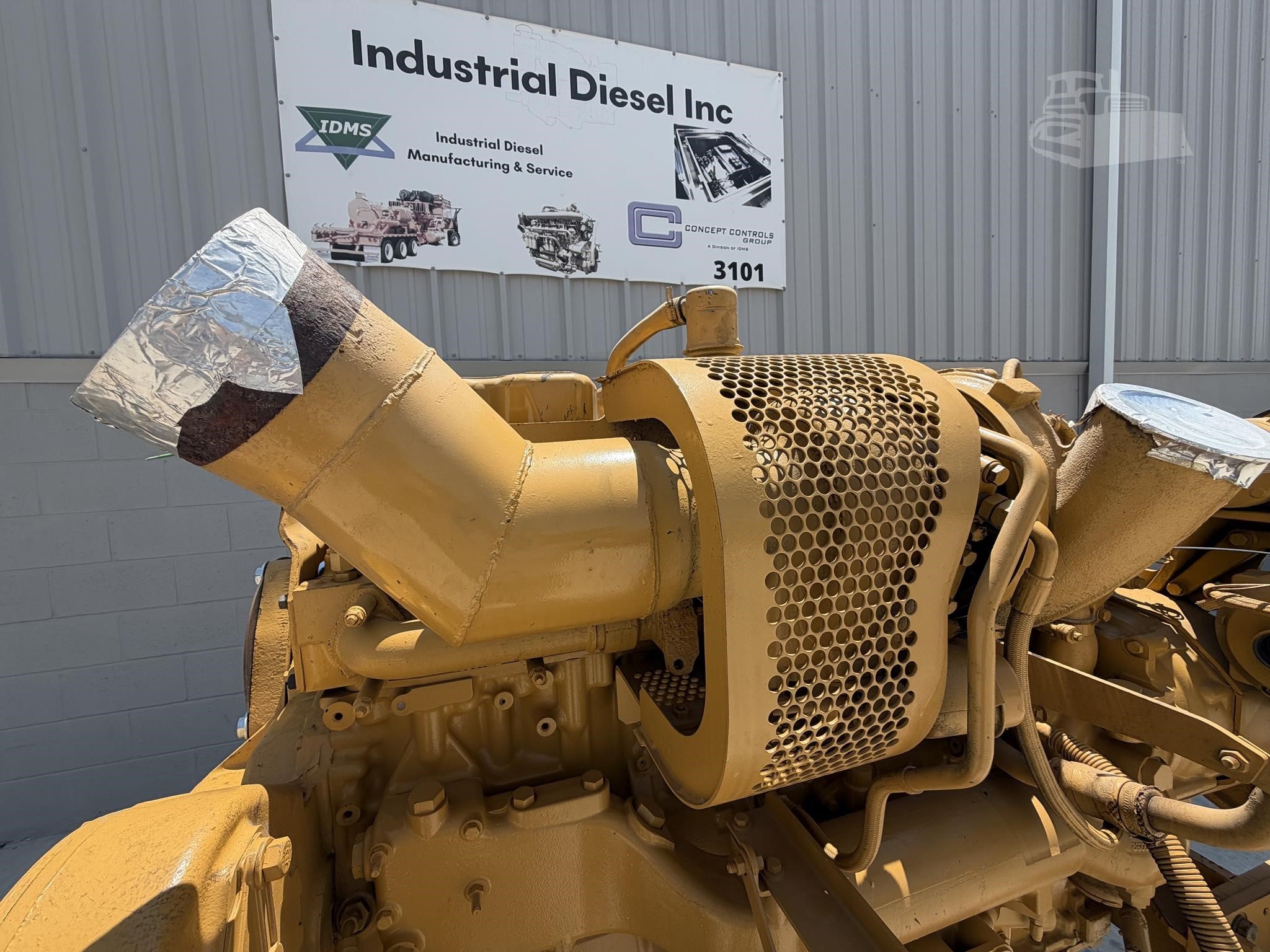 523 HP Caterpillar #C18, diesel engine, out of 385CL excavator, rblt. - Image 9
