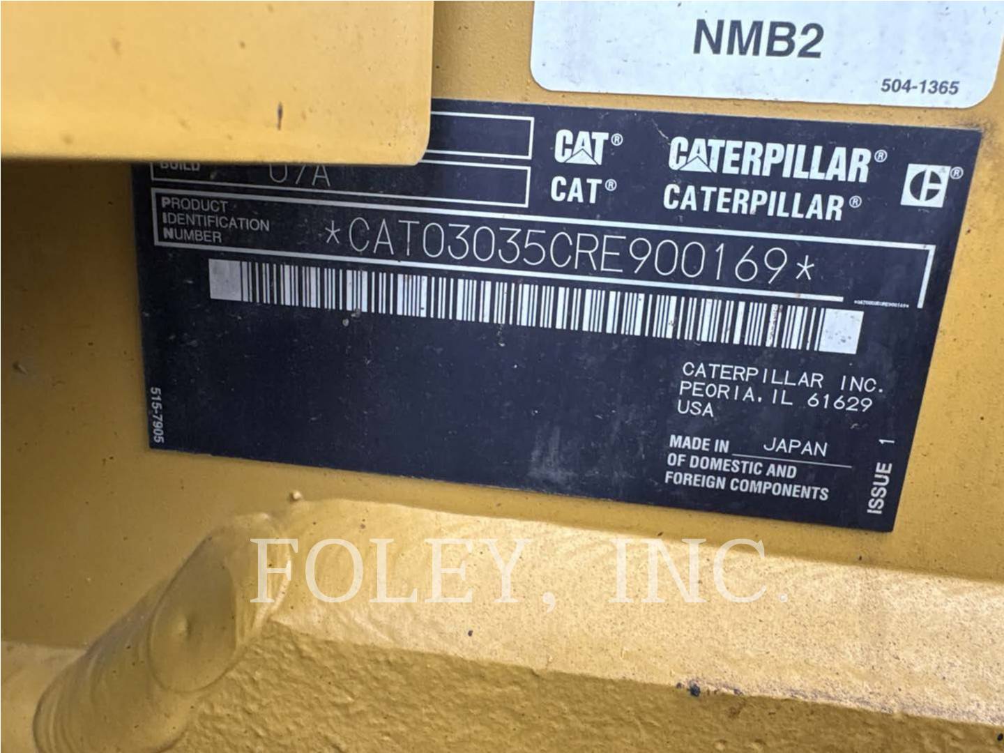Caterpillar 303.5-07CR, 1119 hours, S/N: RE900169, 2021 - Image 6
