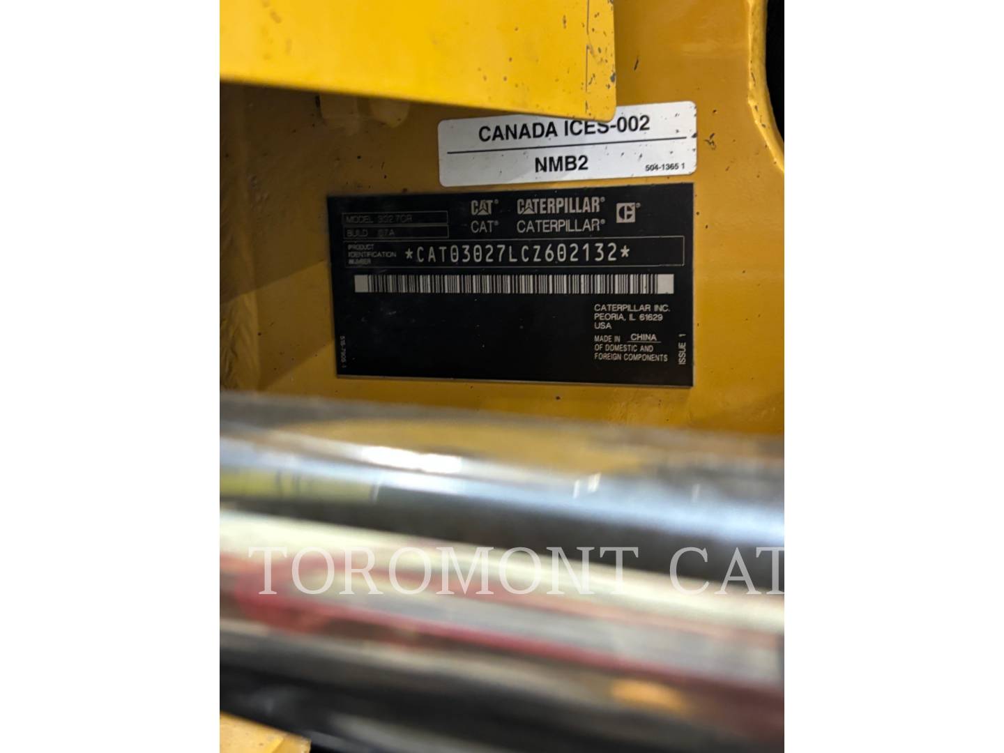Cat 302.7-07CR, Mini Excavator, 29 hours, S/N: CZ602132, 2022 - Image 6