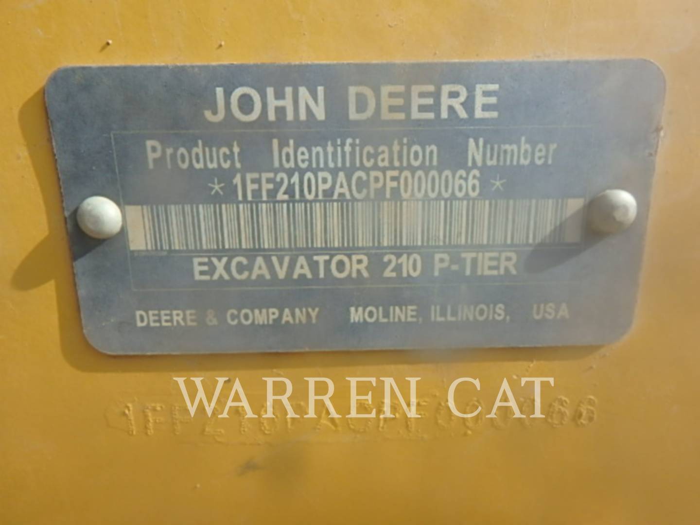 John Deere 210, Excavator, 4824 hours, S/N: 000066, 2023 - Image 6