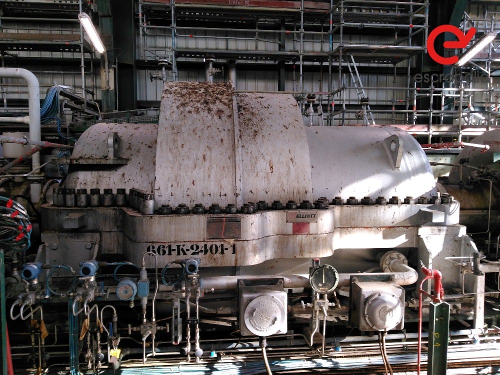 GE Nuovo Pignone #SAC1-11, 45800 KW Cracked Gas Compressor Train, Steam Turbine + 3 Centrifugal Compressors - Image 6
