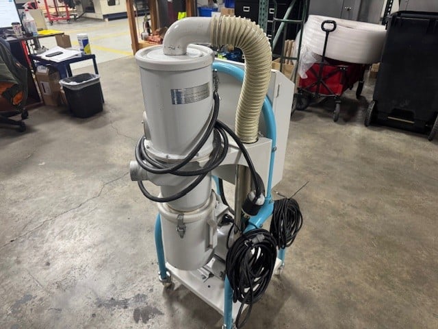 Matsui #JL4-6VC, vacuum hopper loading system, 3.4 HP, with JC-18 Jet clone receiver, 2009 - Image 2