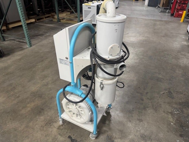 Matsui #JL4-6VC, vacuum hopper loading system, 3.4 HP, with JC-18 Jet clone receiver, 2009 - Image 3