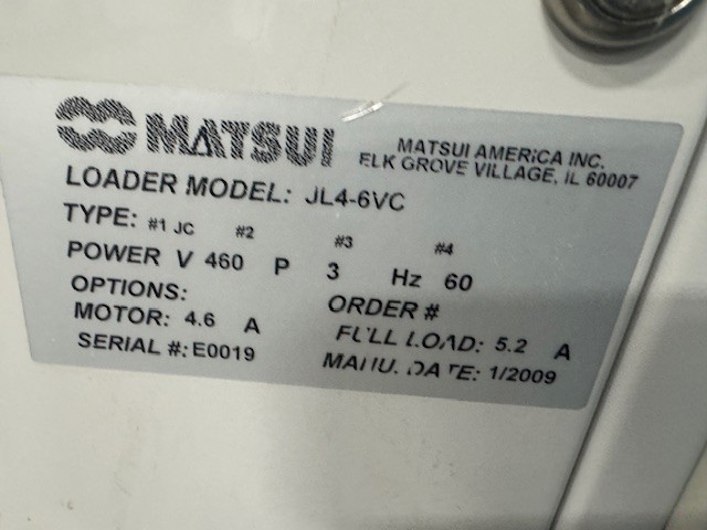 Matsui #JL4-6VC, vacuum hopper loading system, 3.4 HP, with JC-18 Jet clone receiver, 2009 - Image 6