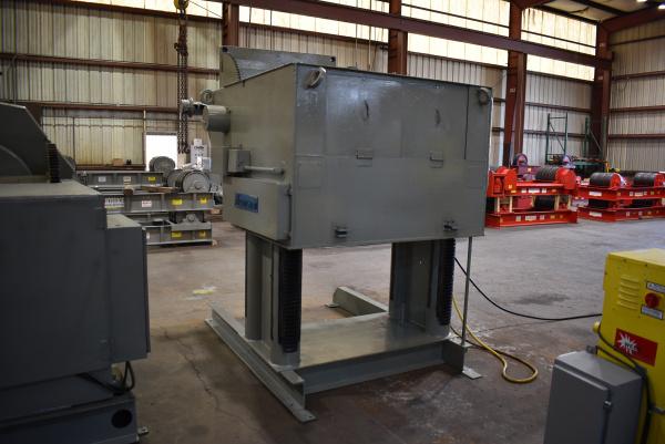 6000 lb. Koike Aronson #RGE60CS, gear elevated welding positioner, 12" COG, powered tilt, 48" x48" tbl., hand - Image 3