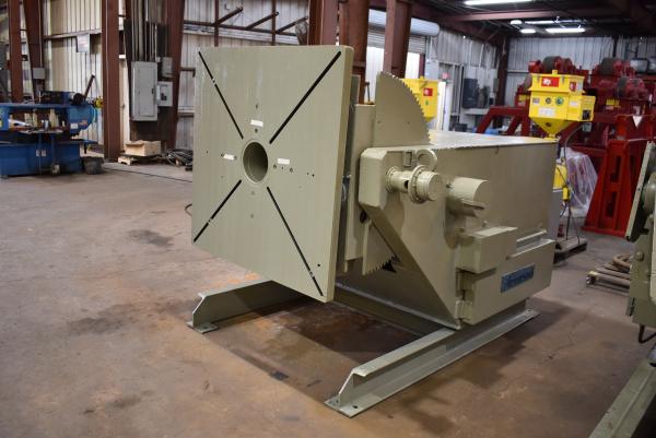 6000 lb. Koike Aronson #RGE60CS, gear elevated welding positioner, 12" COG, powered tilt, 48" x48" tbl., hand - Image 5