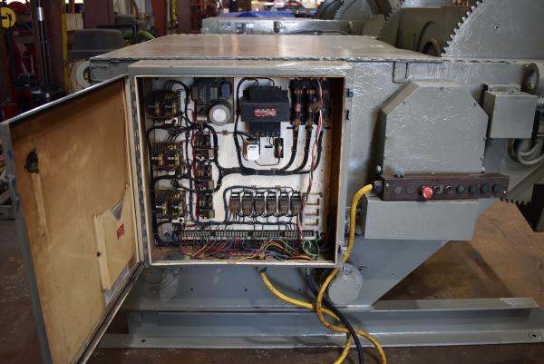 6000 lb. Koike Aronson #RGE60CS, gear elevated welding positioner, 12" COG, powered tilt, 48" x48" tbl., hand - Image 6