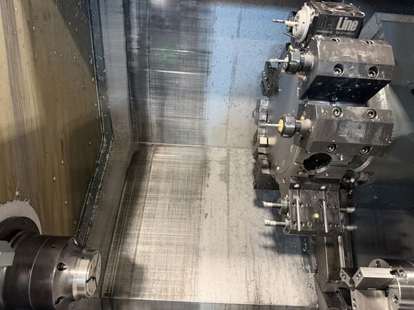 Haas #ST-20Y, CNC lathe, 31.7" swing, 8" chuck, 2" bar, 12" diameter, 21" length, 20 HP, 4000 RPM, sub - Image 6