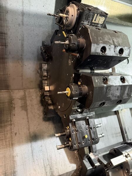 Haas #ST-20Y, CNC lathe, 31.7" swing, 8" chuck, 2" bar, 12" diameter, 21" length, 20 HP, 4000 RPM, sub - Image 8