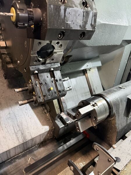 Haas #ST-20Y, CNC lathe, 31.7" swing, 8" chuck, 2" bar, 12" diameter, 21" length, 20 HP, 4000 RPM, sub - Image 9