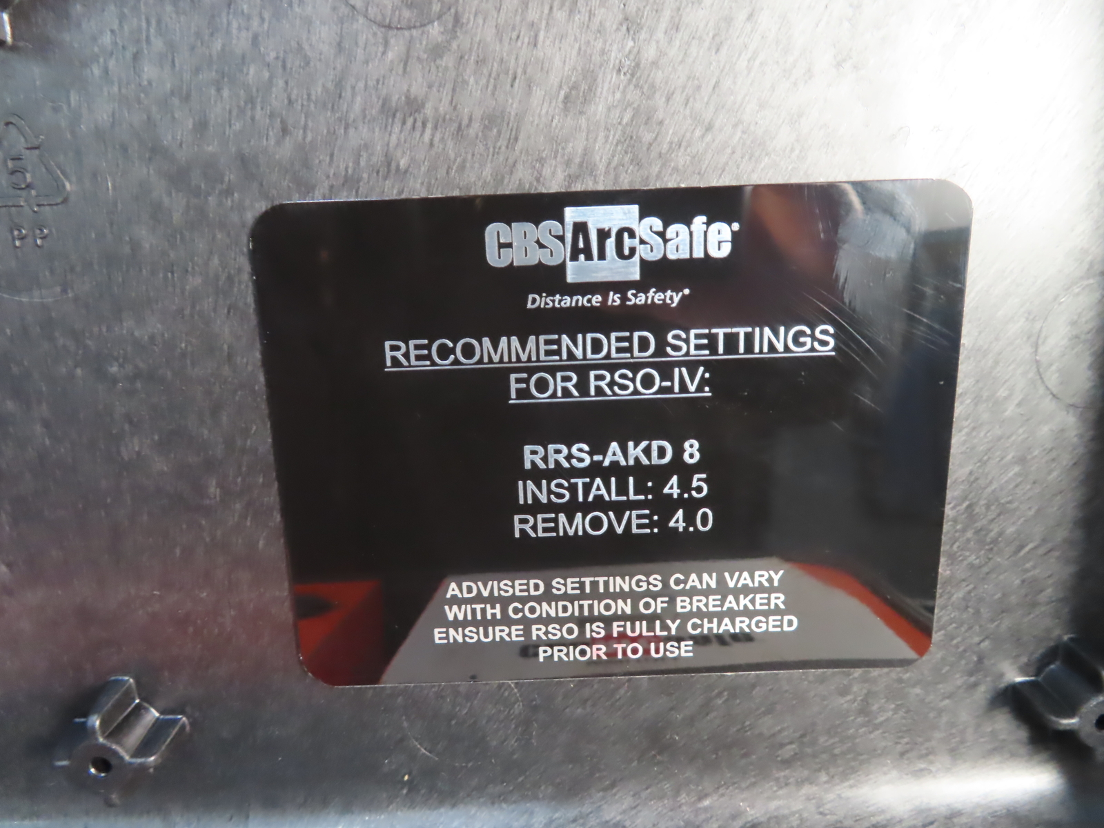 CBS ArcSafe #RRS-3, Remote Switch Operator, for General Electric AKD-8 Air Circuit Breaker, 120/240 Volts, 1 - Image 8