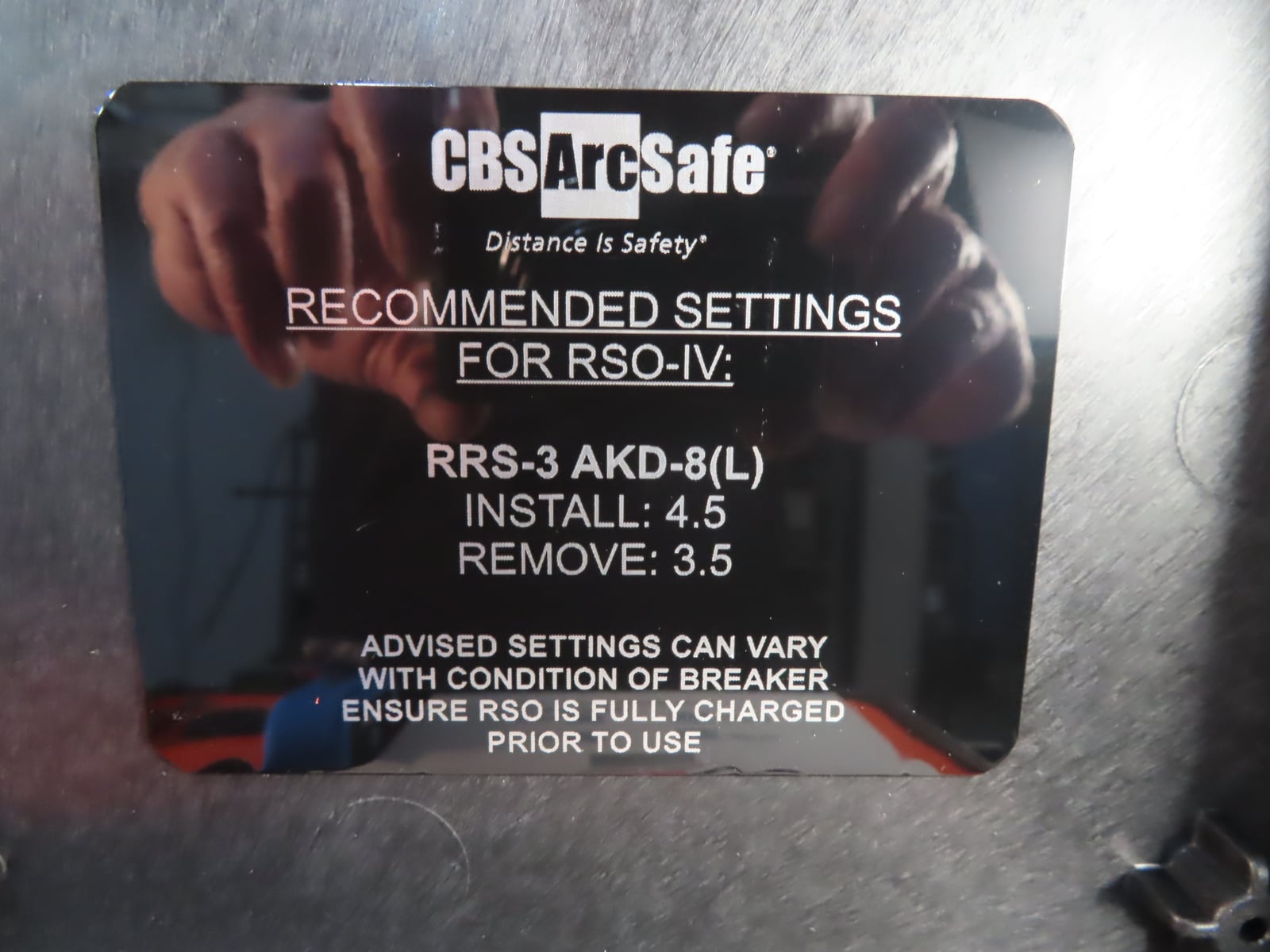 CBS ArcSafe #RSO-IV, RRS-3 Remote Switch Operator, for General Electric AKD-8(L) Air Circuit Breaker, 120/240 - Image 10