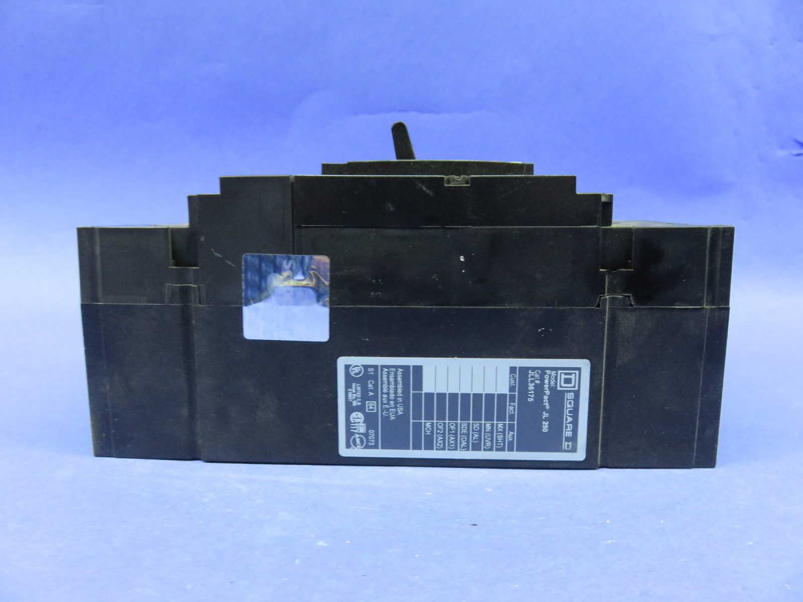 175 Amps, Square D #JLL36175, PowerPact Circuit Breaker, 3-pole, 600 Volts - Image 7