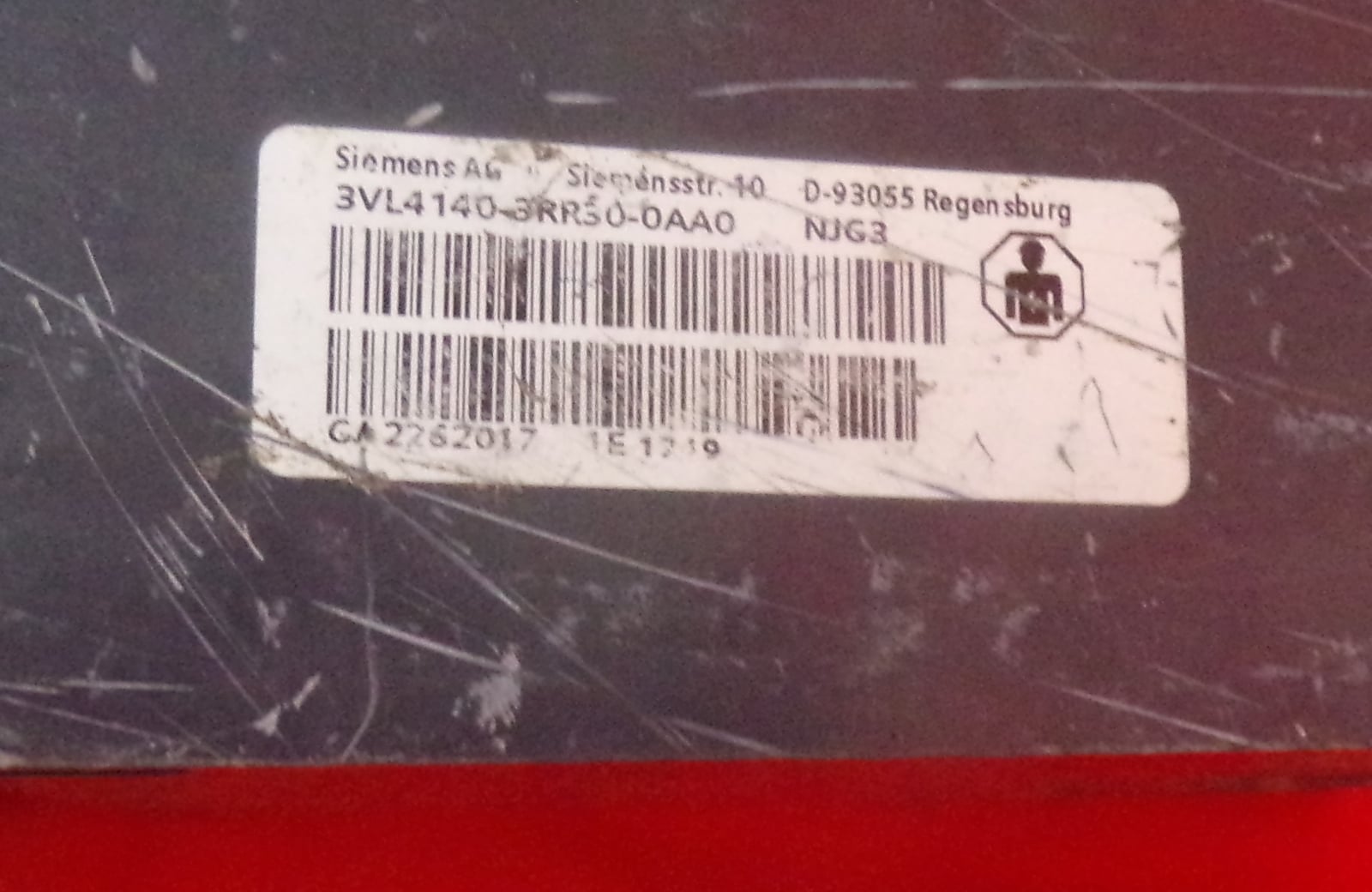 250 Amps, Siemens #NJX3T250, Circuit Breaker, 3-pole, 600 Volts, w/ trip unit, bolt-on - Image 6