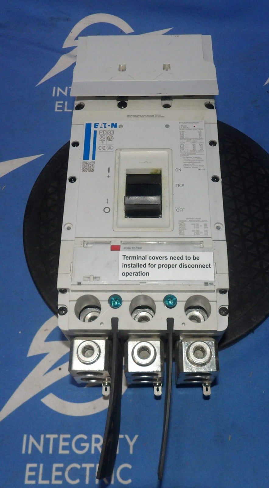 600 Amps, Eaton #PDG33M0600KNSN, Circuit Breaker, 3-pole, 480 Volts - Image 1