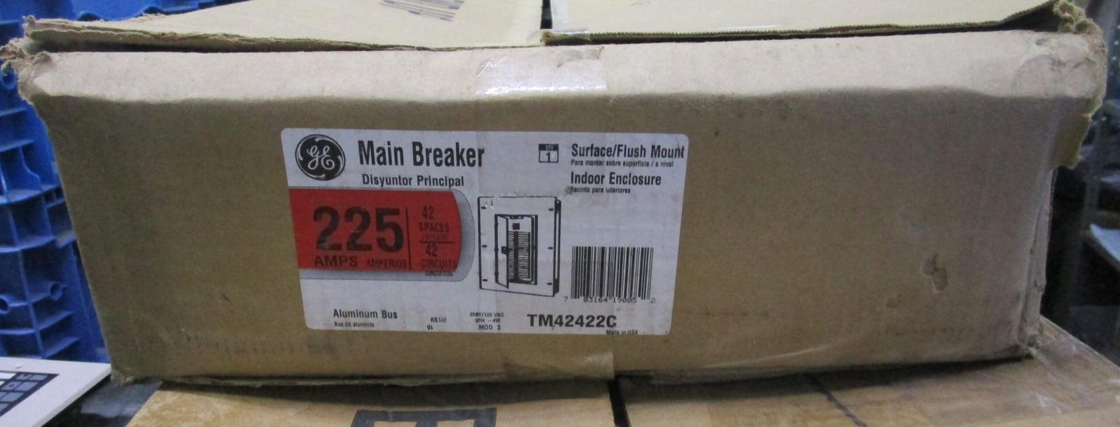 225 Amp. General Electric TM42422C, load center, 208Y/120 Volts, 3PH, 4-Wire, new - Image 4