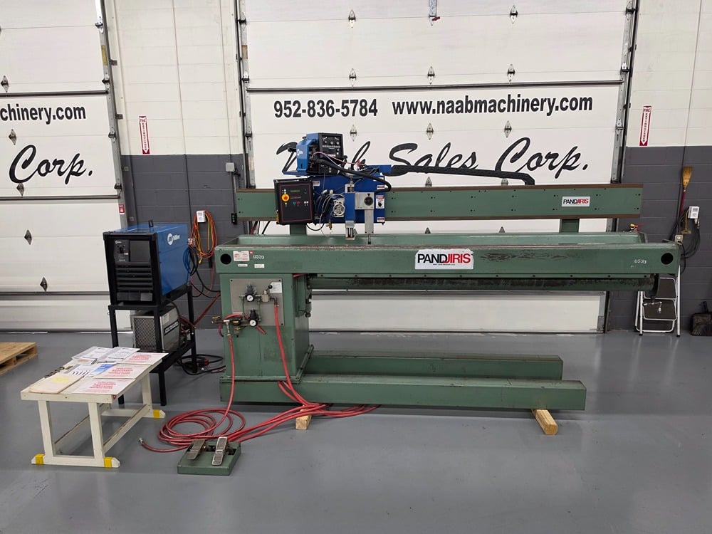 8' Pandjiris #96E8-36, Longitudinal Seam Welder, 8" ID - 36" outside dimension capacity, 0 -3/8" material - Image 2