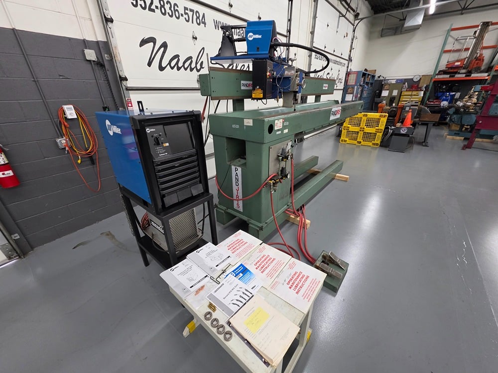 8' Pandjiris #96E8-36, Longitudinal Seam Welder, 8" ID - 36" outside dimension capacity, 0 -3/8" material - Image 8