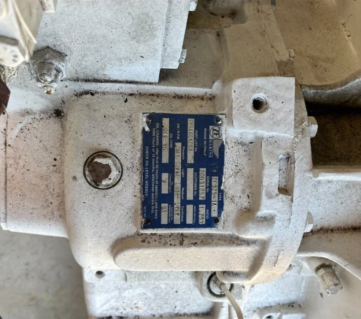 ZF Marine #ZF325A-1A, Marine Transmission & Marine Reduction Gear, 239 KW, down-angle marine gearbox, 1.73:1 - Image 2