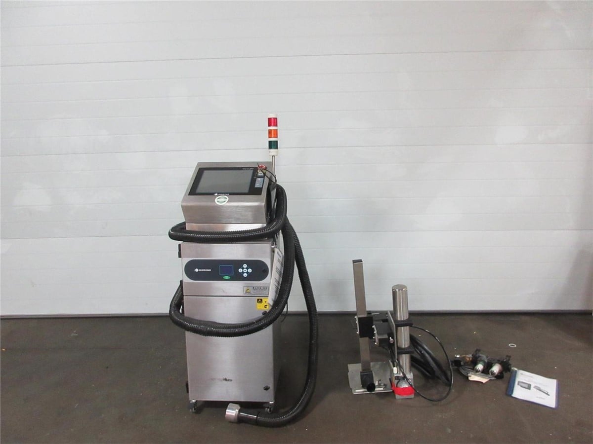 Domino #DPX-500, digital laser coder w/S100 laser, Stainless Steel cabinet, used, 2007, #12340A - Image 1