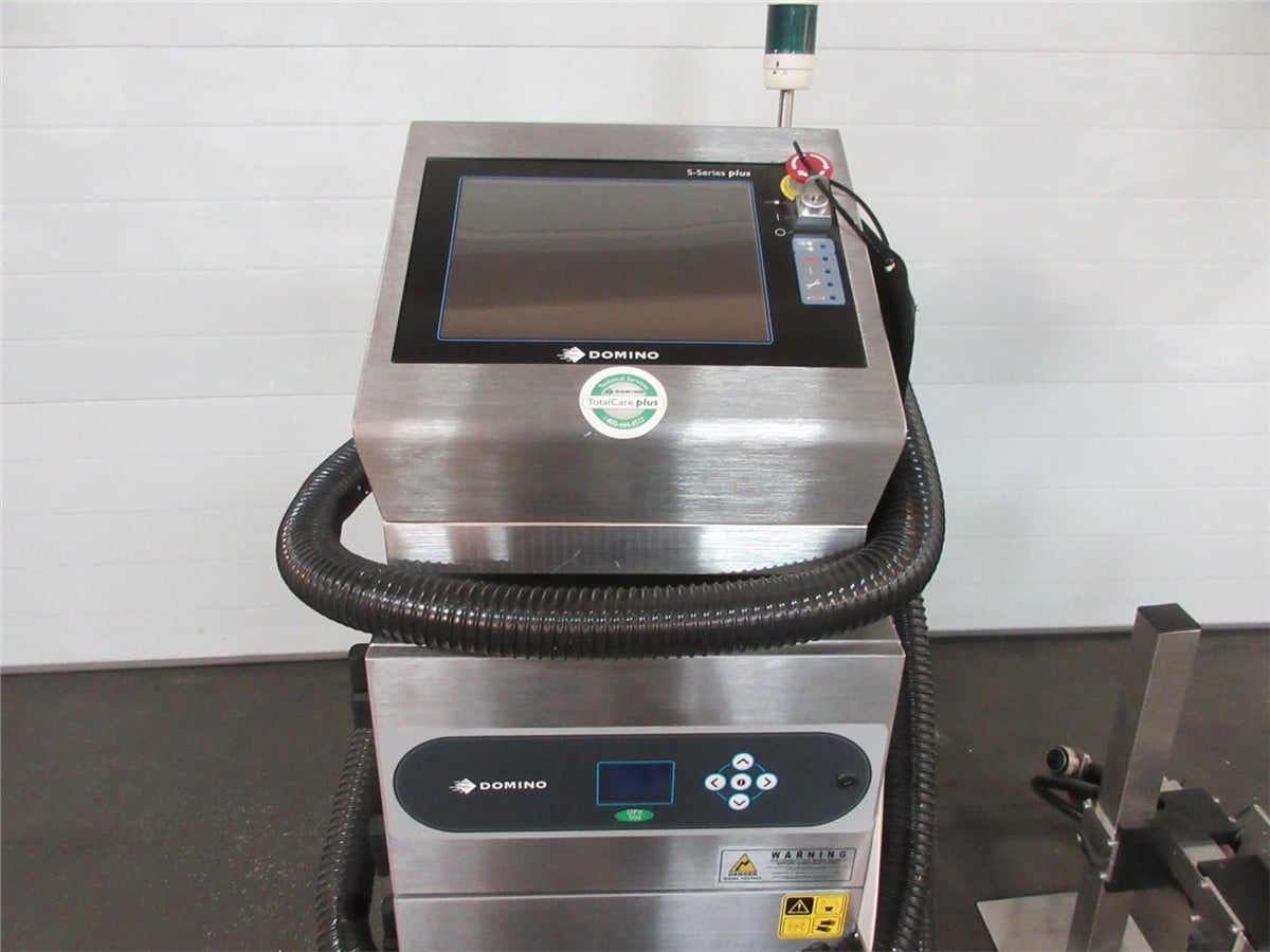 Domino #DPX-500, digital laser coder w/S100 laser, Stainless Steel cabinet, used, 2007, #12340A - Image 4