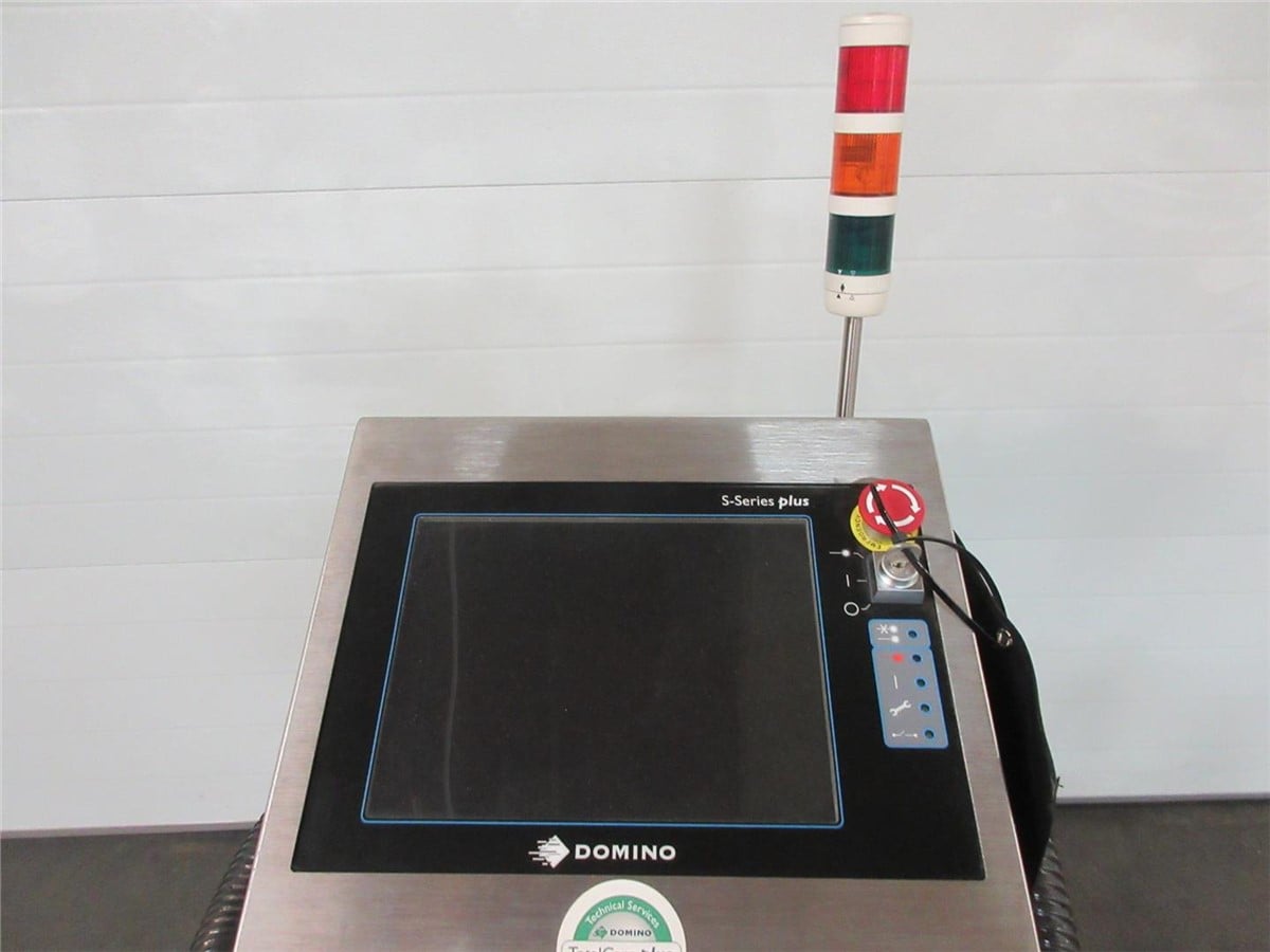 Domino #DPX-500, digital laser coder w/S100 laser, Stainless Steel cabinet, used, 2007, #12340A - Image 5