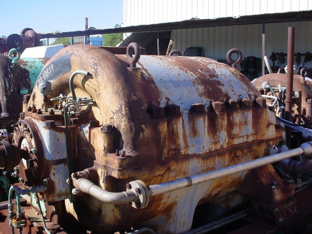 7020 ACFM, Clark #3MX8-5, centrifugal gas compressor, 16/92 PSIA, 5 stage, 8660 RPM, turbine driven - Image 2
