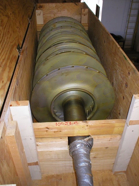 DeLaval #7C-20/14, centrifugal compressor rotor - Image 1