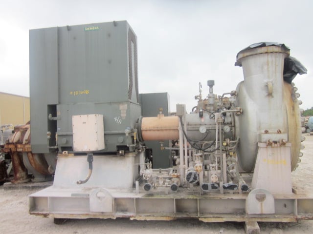 7410 ACFM, Ebara #180-TC, centrifugal gas compressor, gas service, 291/312 PSIA, 1000 HP, 4800 RPM, motor - Image 3