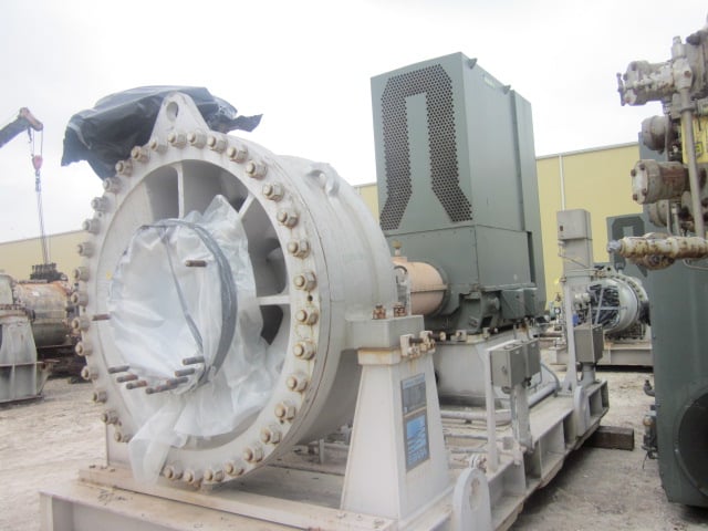 7410 ACFM, Ebara #180-TC, centrifugal gas compressor, gas service, 291/312 PSIA, 1000 HP, 4800 RPM, motor - Image 5
