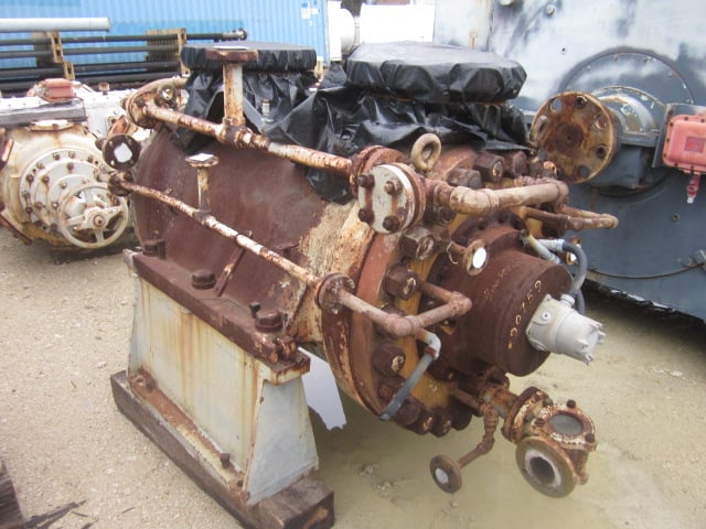 4548 ACFM, Clark #2BAC-8, centrifugal gas compressor, hydrogen booster service, 120/239 PSIA, turbine driven - Image 3