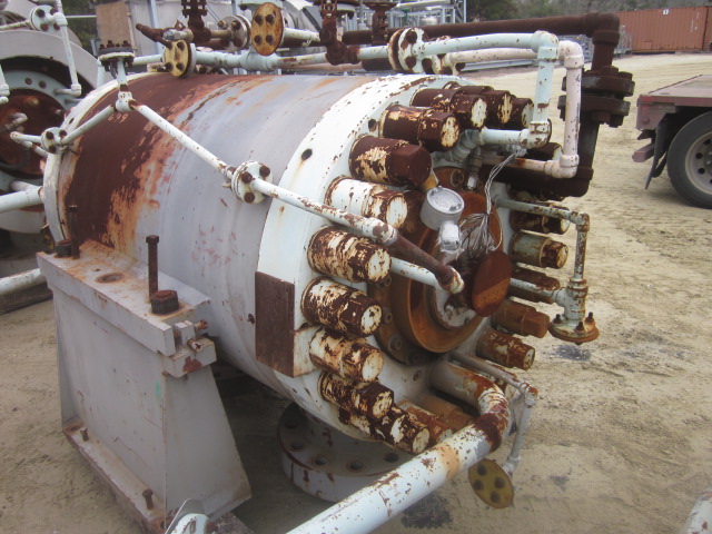 1329 ACFM, Clark #2BF8, centrifugal gas compressor, syn gas service, 819/1778 PSIA, 8 stage, 6619 HP, 10278 - Image 2