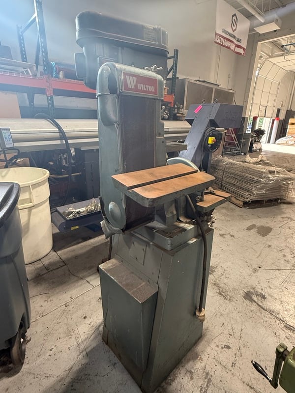 6" x 48" Wilton #4200, belt/disc grinder, 12" disc diameter, 1-1/2 HP, 1 Ph. - Image 5