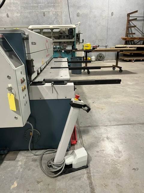 .157" x 10.2' Durma #MS3004, hydraulic shear, Durma DT-7 Control, 29-1/2" Back Gauge, 4' squaring arm, 10 HP - Image 6