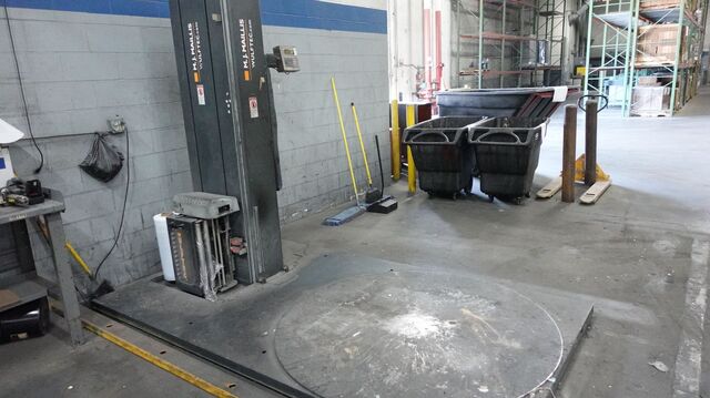 Wulftec #WSML-200-S, Semi-Automatic Pallet Stretch Wrapper, 65" turntable, 5,000 lb. capacity, 55 loads/hr - Image 5