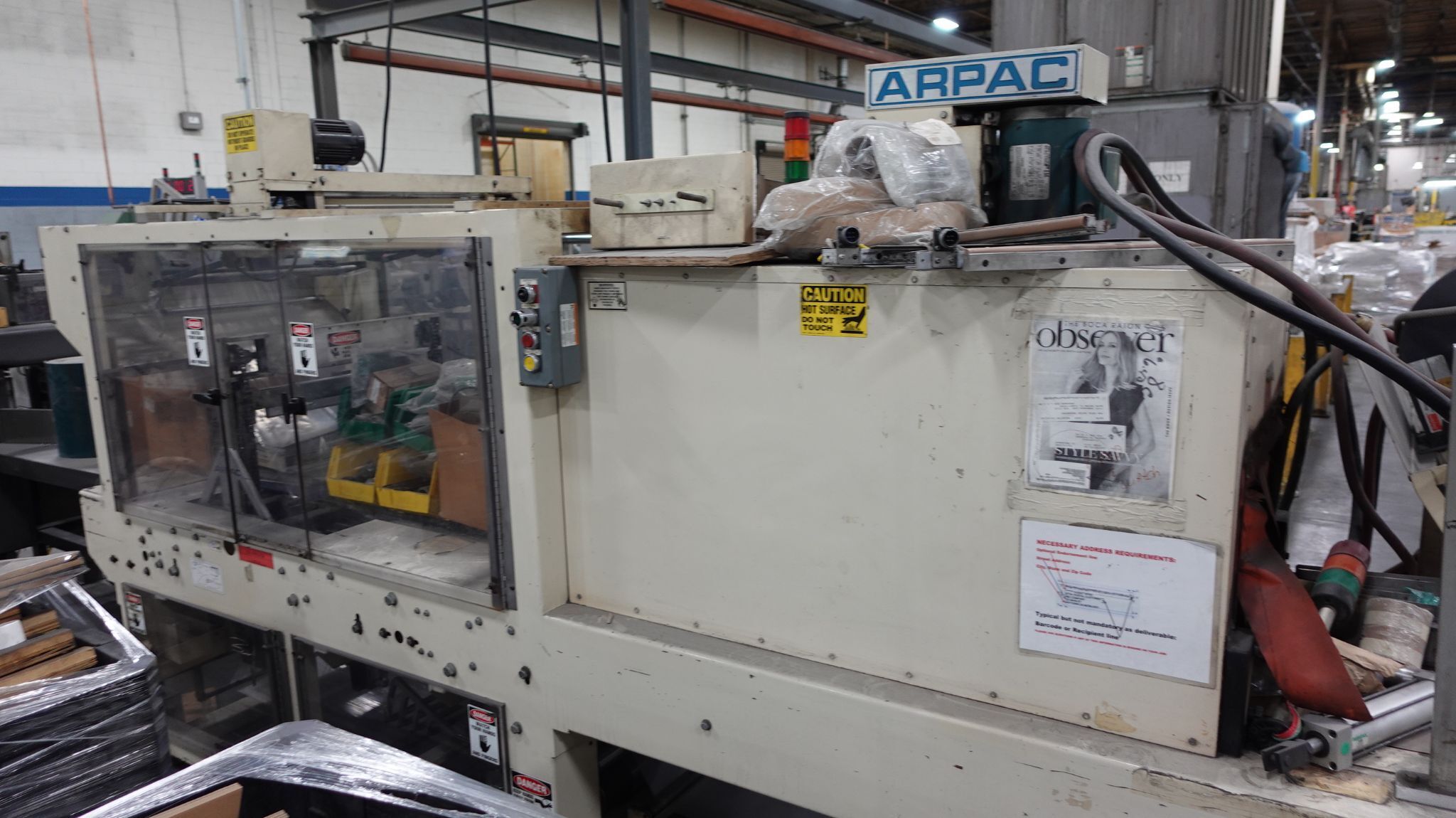 Arpac #55GI-20CX, inline, continuous motion, shrink bundler, 55 PPM, 5" - 12" product width, 460 V. (5 - Image 2