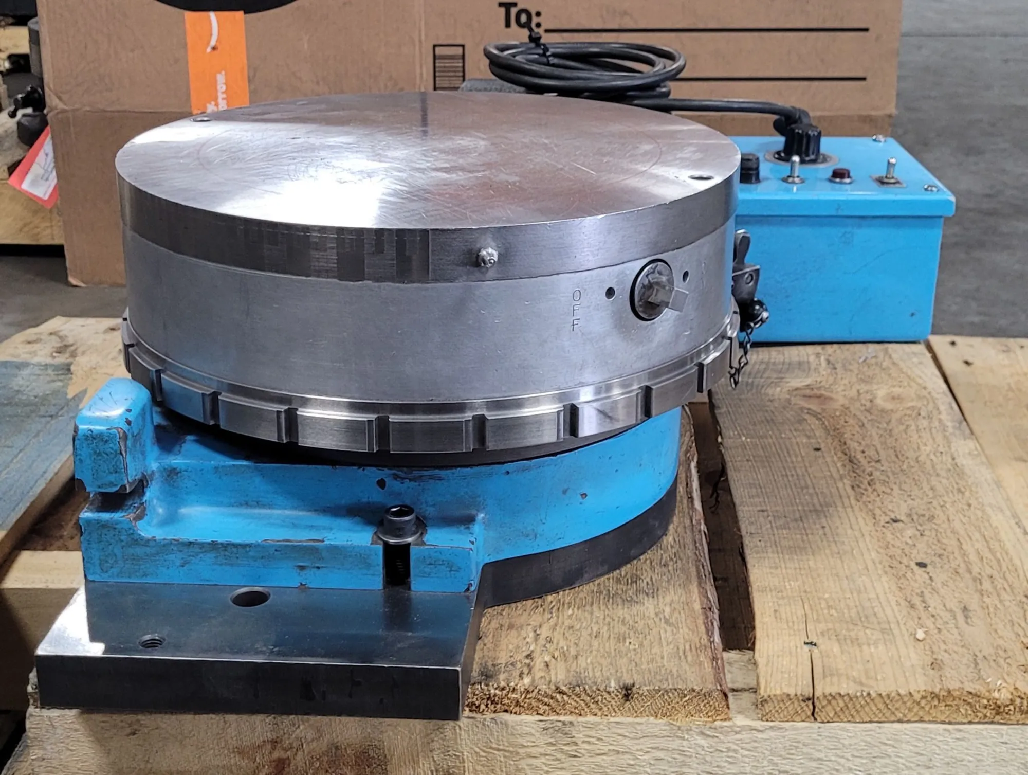 Roto-Technology #412-V1-24, magnetic rotary table, 11" magnetic chuck, variable speed - Image 3