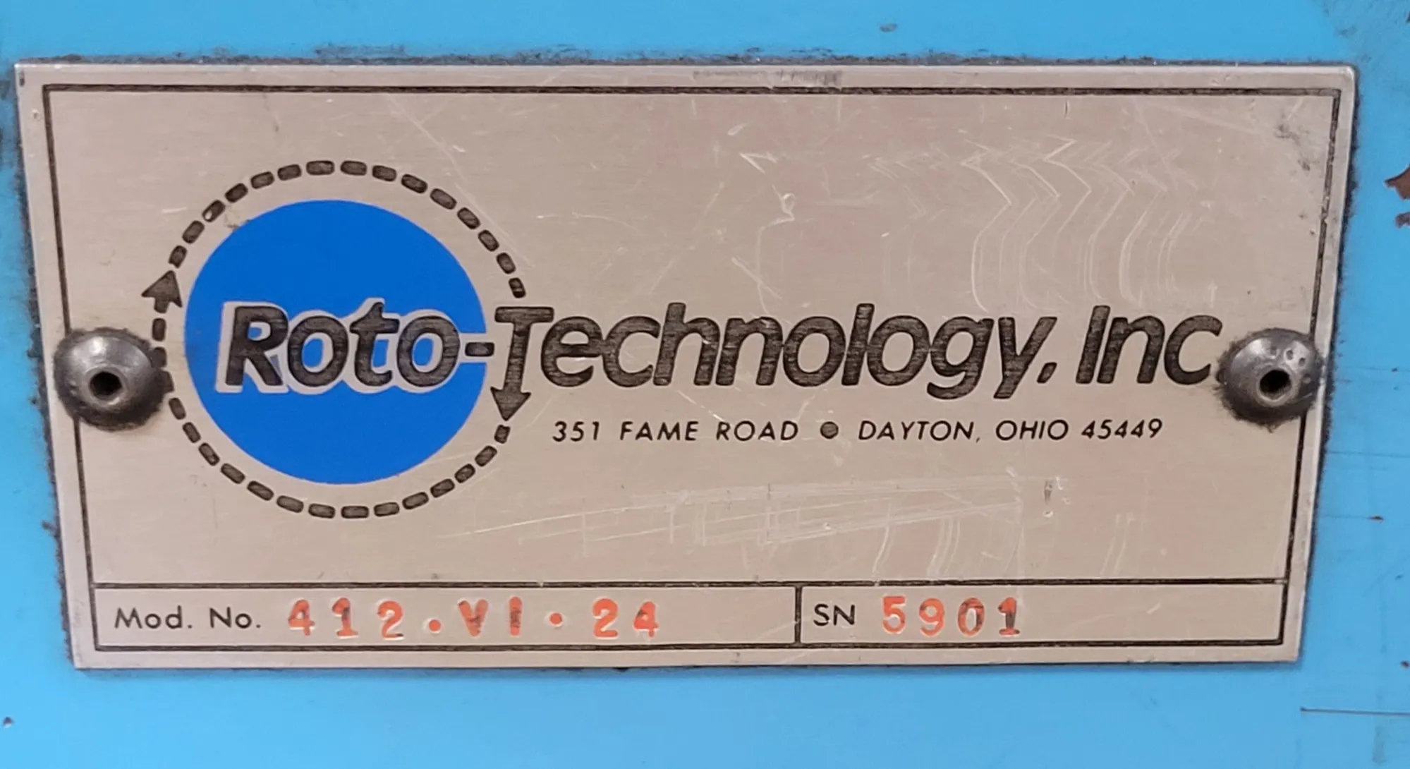 Roto-Technology #412-V1-24, magnetic rotary table, 11" magnetic chuck, variable speed - Image 9