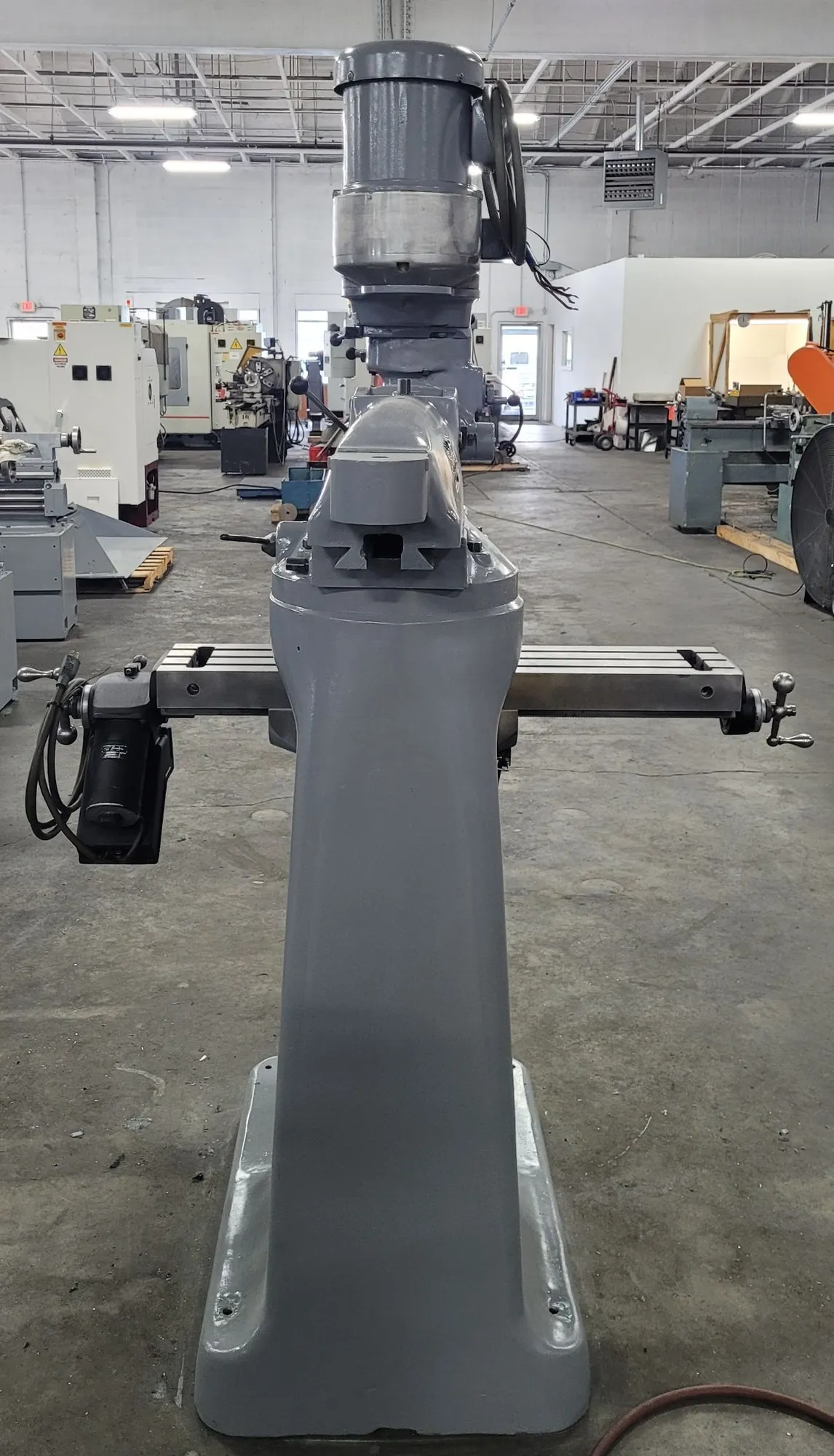 Bridgeport #Series-1, vertical milling machine, 9" x 42" table, 31" to 36" X, 12" Y, 16" Z, 12" ram, 2 HP - Image 4