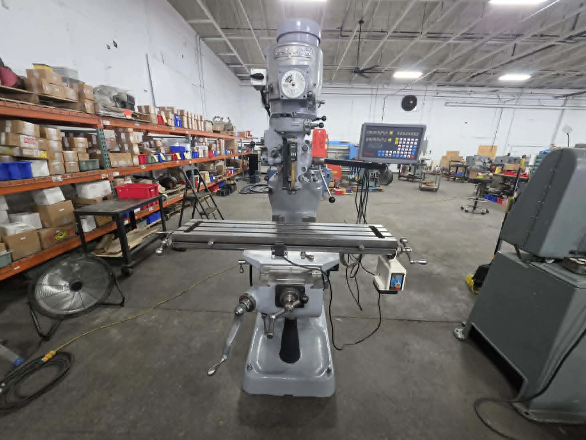 Bridgeport #Series-1, vertical milling machine, 9" x 42" table, 31" X, 12" Y, 16" Z, 12" ram, 1.5 HP, 60-4200 - Image 1