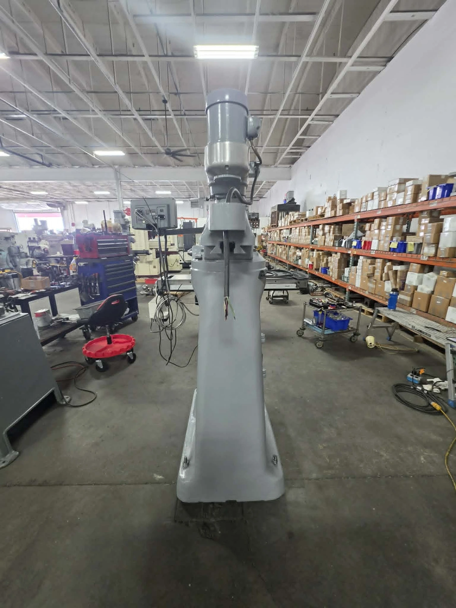 Bridgeport #Series-1, vertical milling machine, 9" x 42" table, 31" X, 12" Y, 16" Z, 12" ram, 1.5 HP, 60-4200 - Image 4